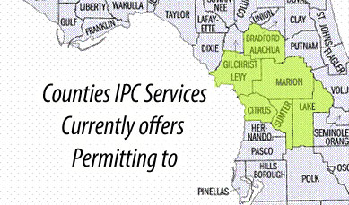 Permitting for  Marion, Lake, Alachua, Levy, Citrus, & Sumter Counites
